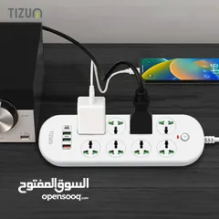  1 USB مشترك 8 مخرج يدعم