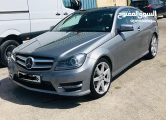  1 مرسيدس سي 250  كوبيه  عداد 77 الف كيلو
