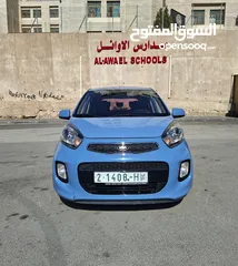  2 كيا بيكانتو 2017 بصمة فل  عداد قليل ( 67 ) ألف كيلو فقط