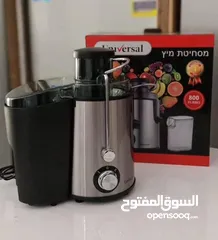  5 عصاره الجزر والفواكة ماركة Universal  800 واط  خزان للعصير وخزان للقشور   تعزل العصير الصافي لغاي