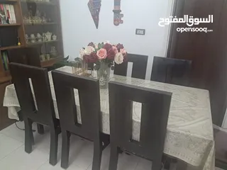 6 طقم كنب اشلي 7 مقاعد و طقم سفرة 8 مقاعد