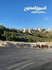  1 ارض للبيع  الحديب 2 دونم على 3 شوارع منطقة مرتفعه ذات إطلالة خضراء