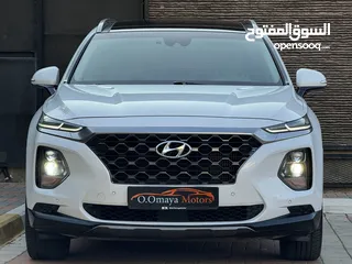  3 فرصة نادرة – Hyundai Santa Fe بانوراما  (6+1 مقاعد أصلية) ممشى قليل و بحالة الوكالة