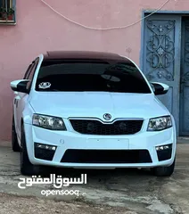  15 سكودا اوكتافيا 2016 لون ابيض - نابلس