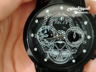  1 ساعة ABLUX بالون الأسود الامع.