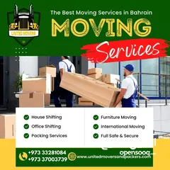  1 United Mover Packer best Movers team door to door all over world. GCC by road all type vehicles avai