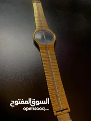  4 ساعه مطليه ذهب وسلفر للبيع   اصليه وجديده