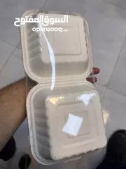  14 Compostable plates أوانی الطعام، اطباق