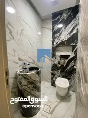  12 شقة أرضية فاخرة للبيع في الدوار السابع  بالقرب من كوزمو 335م مع حديقة وترسات 200م تشطيب سوبر ديلوكس