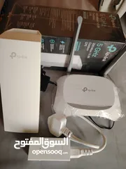  1 Wifi tp link outdoor and indoor for sale only 18 واي فاي مكينه الداخلي والخارجي للبيع فقط 18 ريال