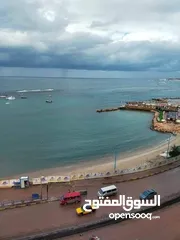  4 ستوديو مفروش اسكندريه بحر 400ج ميامي خالد بن الوليد محمد نجيب