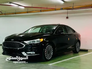  9 فورد فيوجن2017  تيتانيوم فحص كامل سبعه جيد فل الفل أعلى صنف مالك تاني بحاله الوكاله استخدام شخصي