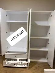  13 خزائن ملابس خشب لامنيت 18م جودة عالية تفصيل حسب الطلب والمقاس   خزائن ابواب او سحاب جميع الوان
