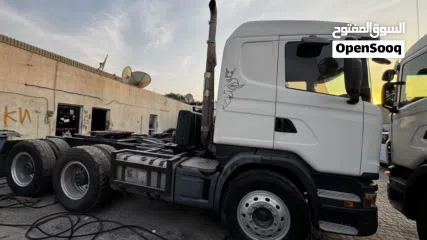  13 راس شاحنة سكانيه G460 سكس ويل خليجي مديل 2016 بحالة ممتازة جداً لدينا جميع انواع الشاحنات والمعدات
