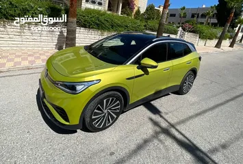  1 Volkswagen ID.4 X pure Plus جمرك جديد فحص كامل سعر مميز