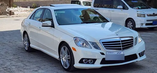  1 للبيع مرسيدس E350 جديد2010 امريكي وارد صدمتها صدام فقط