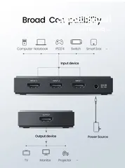  5 UGREEN CM188 HDMI Splitter 3 In 1 Out مقسم يوجرين