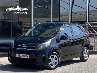  2 كيا بيكانتو 2020  استخدام شخصي لم تعمل سياحي او تطبيقات نهائي ماتور 12500ccفحص كامل لون اسود