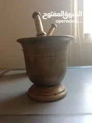  4 هاون نحاس قديم جدا حلبي