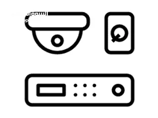  6 نظام كاميرات 2 ميجا بكسل ملون بدون تركيب خذ وركب وما بدك ايشي Hikvision camera 2m color