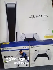  1 جهاز سوني5 جديد مع اغراض كامله نسخه السيدي