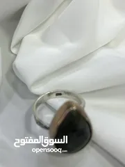  4 الخاتم العثماني بحجر الطاووس وزن *7.9 جرام* مصنوع من *فضة تركية عيار 925* ،