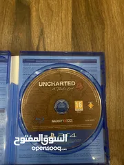 3 سيدي uncharted 4 مستعمل بحالة الجديد
