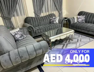  1 Modern Sofa Set at Wow Price!! طقم كنب ذوق رفيع بأفضل سعر