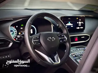  13 هونداي سنتفيه-2022 هايبرد فل الفل بدون فتحة  2x4 ///240Hp بنزين + كهرباء  ( Haybrid)
