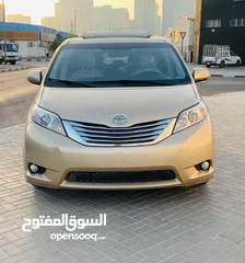  3 تويوتا سيينا وارد أمريكي أبواب اوتوماتيك موديل 2011 xle فتحة سقف رينجات جلد  5TDYK3DC7BS109767