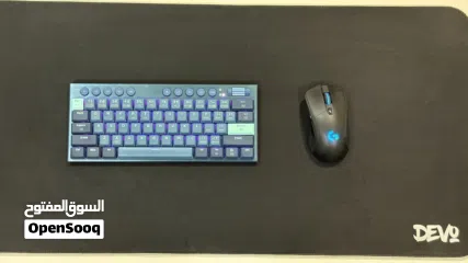  3 للبيع ماوس لوجيتيك g703 وكيبورد ريدراغون وماوس باد ديفو