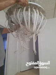  2 ثريات كرستال جديده