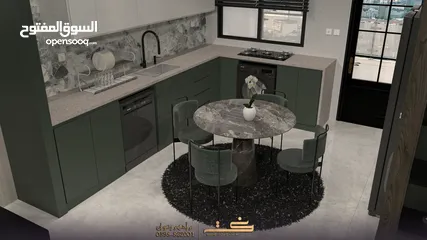  3 شقق سكنية مشطبة للبيع