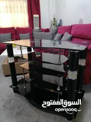  3 طاولة تلفاز زجاجية للبيع