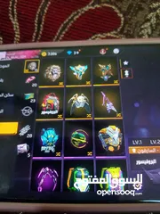  10 حساب فري فاير من 2018 ولكن ما مشحون فيه lvl56
