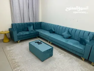  7 (md sabir )Two rooms and a hall, two bathrooms, a balcony overlooking the sea, furnished, in Sharjah