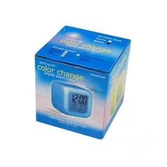  5 Moodicare Led Changing Digital Glowing Alarm Clock With Calendar And Temperature - Set Of 7