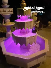  4 نوافير وشلالات وباربيكو وجميع انواع ديكورات الحجر الطبيعي  العنوان الزرقاء الجديده