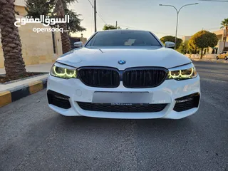  24 بي ام دبليو 530e لون ابيض موديل 2019 Mكيت فل كامل فحص كامل