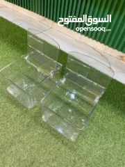  1 علب جوم ومكسرات شوكولاته علب الاكريليك