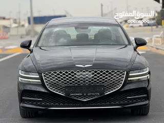  1 GENESIS G80 ROYAL 2024 GCC UNDER AGENCY WARRANTY AND SERVICE LOW KM