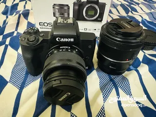  6 Canon M50+ 2 lenses