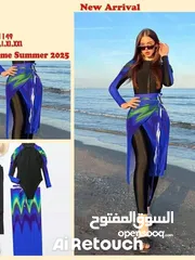  2 بوركيني بقماش waterproofما بيلزق في الجسم  و اهم شي الخامه دايفنغ لا يمتص ماء مستوردمصري وليس محلي