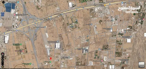  7 ارض سكنية للبيع في ولاية بركاء - ابو النخيل بالقرب من استراحة الشمس يوجد مخرج الى الشارع العام