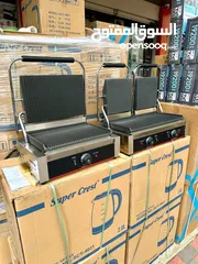  1 شواية وتوست مفردة و مزدوجة خاصة بالمجلات والمطاعم صاج ثقيل