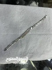  11 اسوارة فضة رجالي عيار 925 إيطالي حجم كبير وزن 11.84 جرام