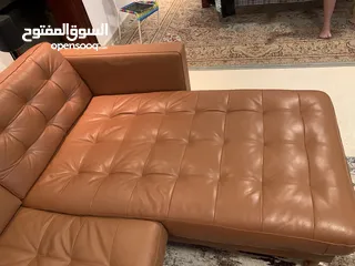  5 IKEA 4 seater genuine leather