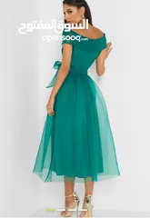  2 Ella limited edition  off shoulder, sweetheart dress فستان سهرة أخضر