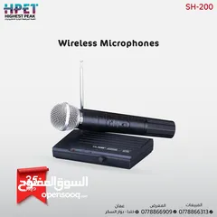 11 مايك وايرلس وسلكي UHF – مناسب للمساجد، الحفلات، الاجتماعات