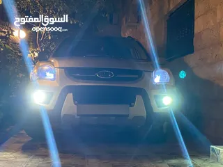  7 كيا سبورتج 2009 فل الفل فحص كامل بحاله الوكاله المالك الثاني من الشركه